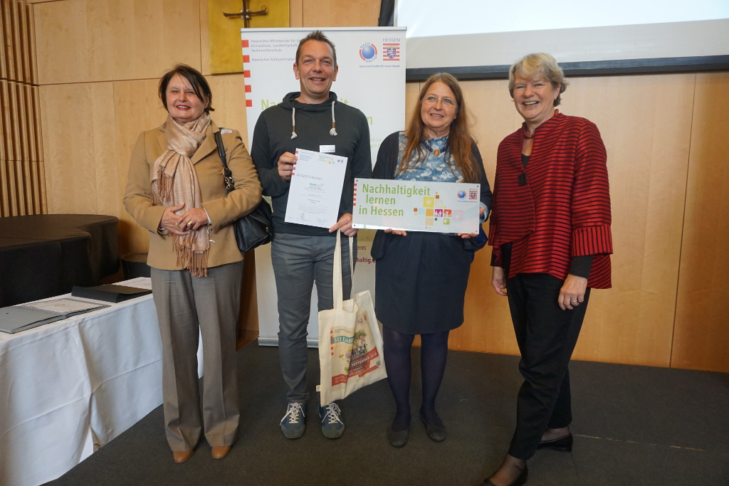 Auszeichnung als Umweltschule erhalten