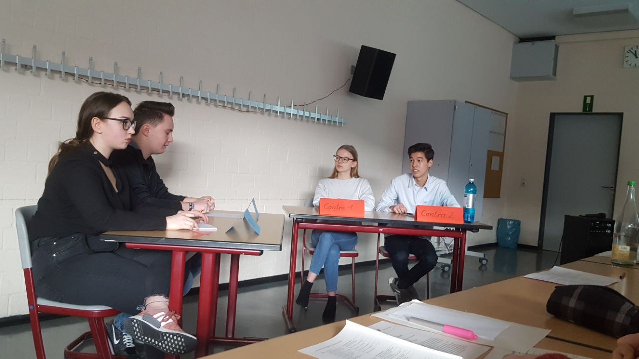 Schulentscheid „Jugend debattiert“ an der Lindenauschule