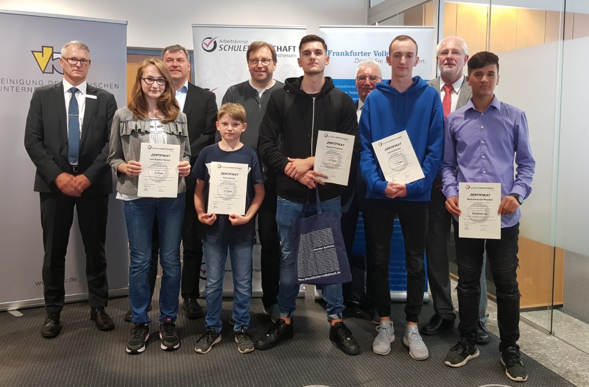 Foto: privat. Starker Auftritt der Lindenauschule beim Wettbewerb um den „Besten Praktikumsbericht“ 2018