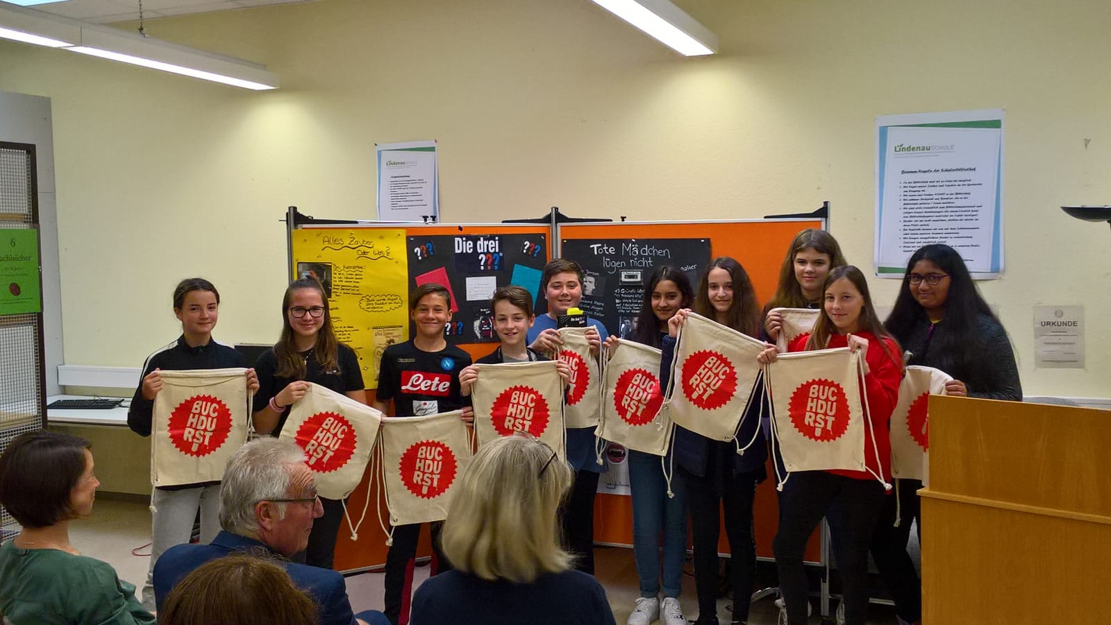 Aktion Buchdurst: Auftaktveranstaltung an der Lindenauschule