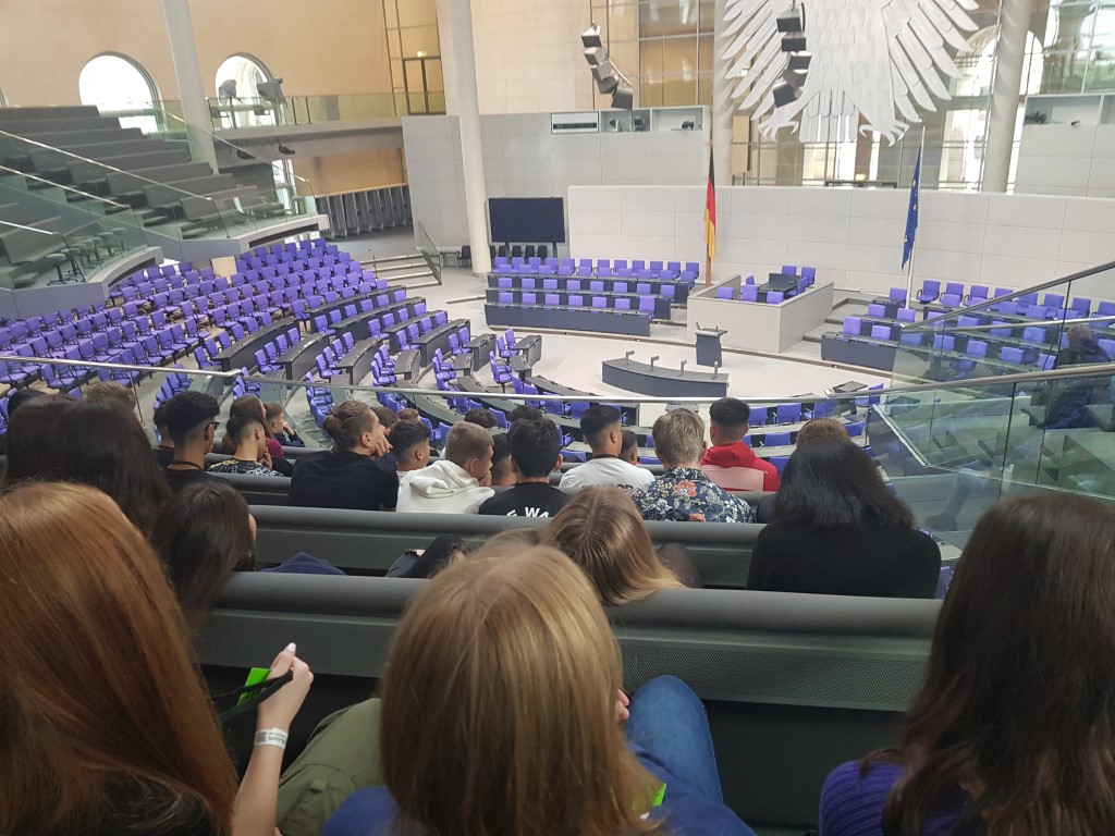 Lindenauschülerinnen und -schüler der 10.Klassen in Berlin