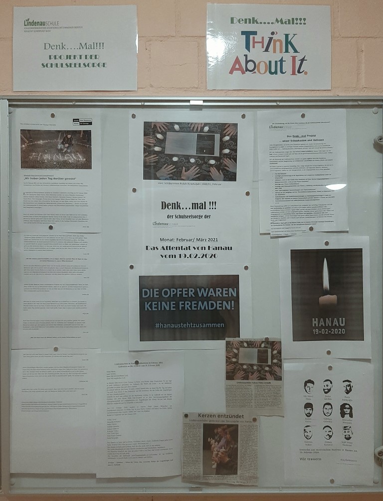 Das Denk…mal-Projekt … unser Schaukasten und Aktionen