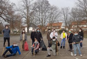 Sauberkeitspaten der Lindenauschule wieder in Aktion