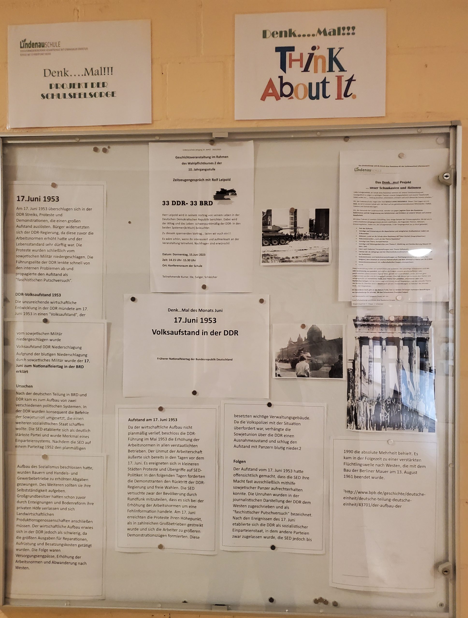 DENK…MAL des Monats Juni