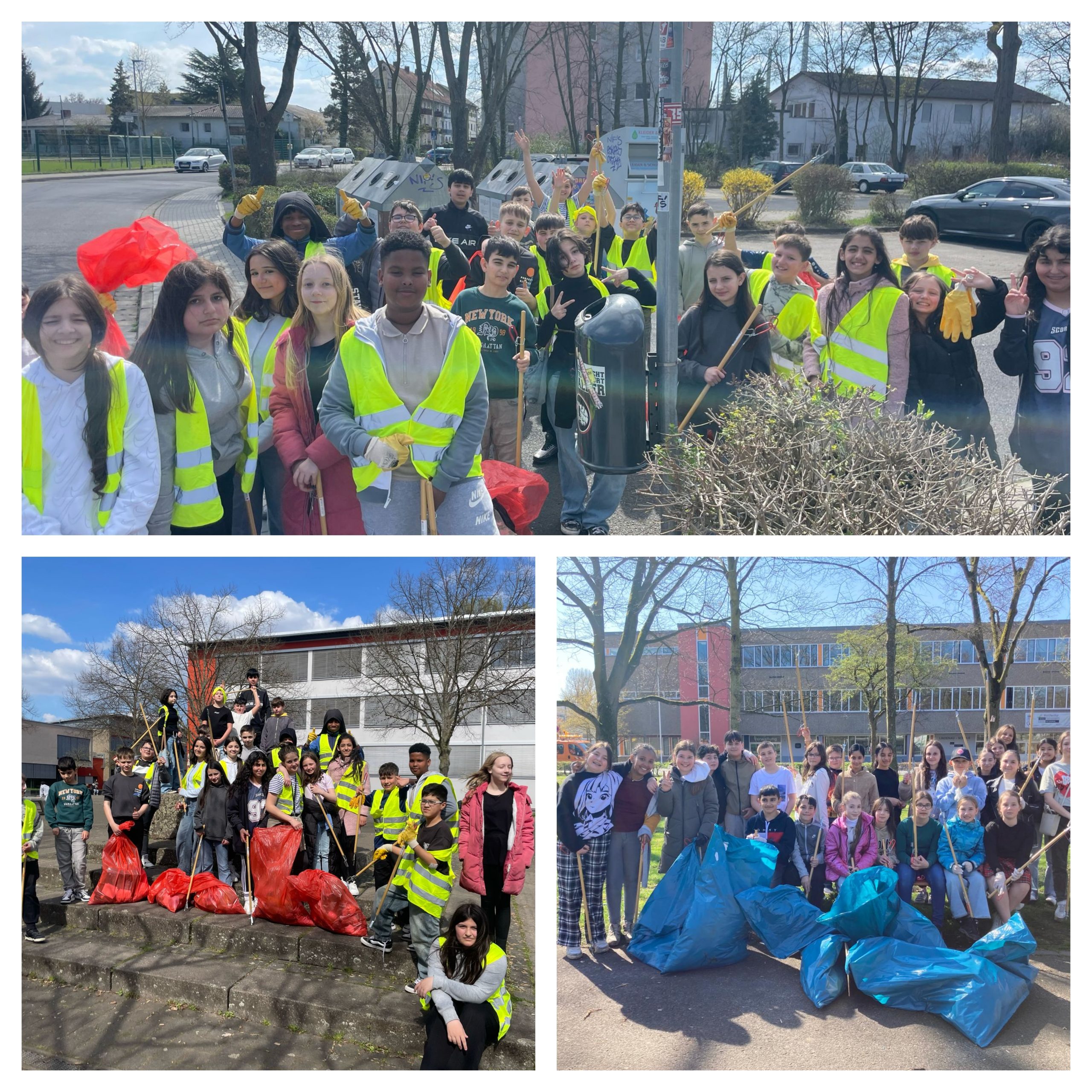 Sauberkeitspaten der Lindenauschule vor den Ferien erneut im Einsatz