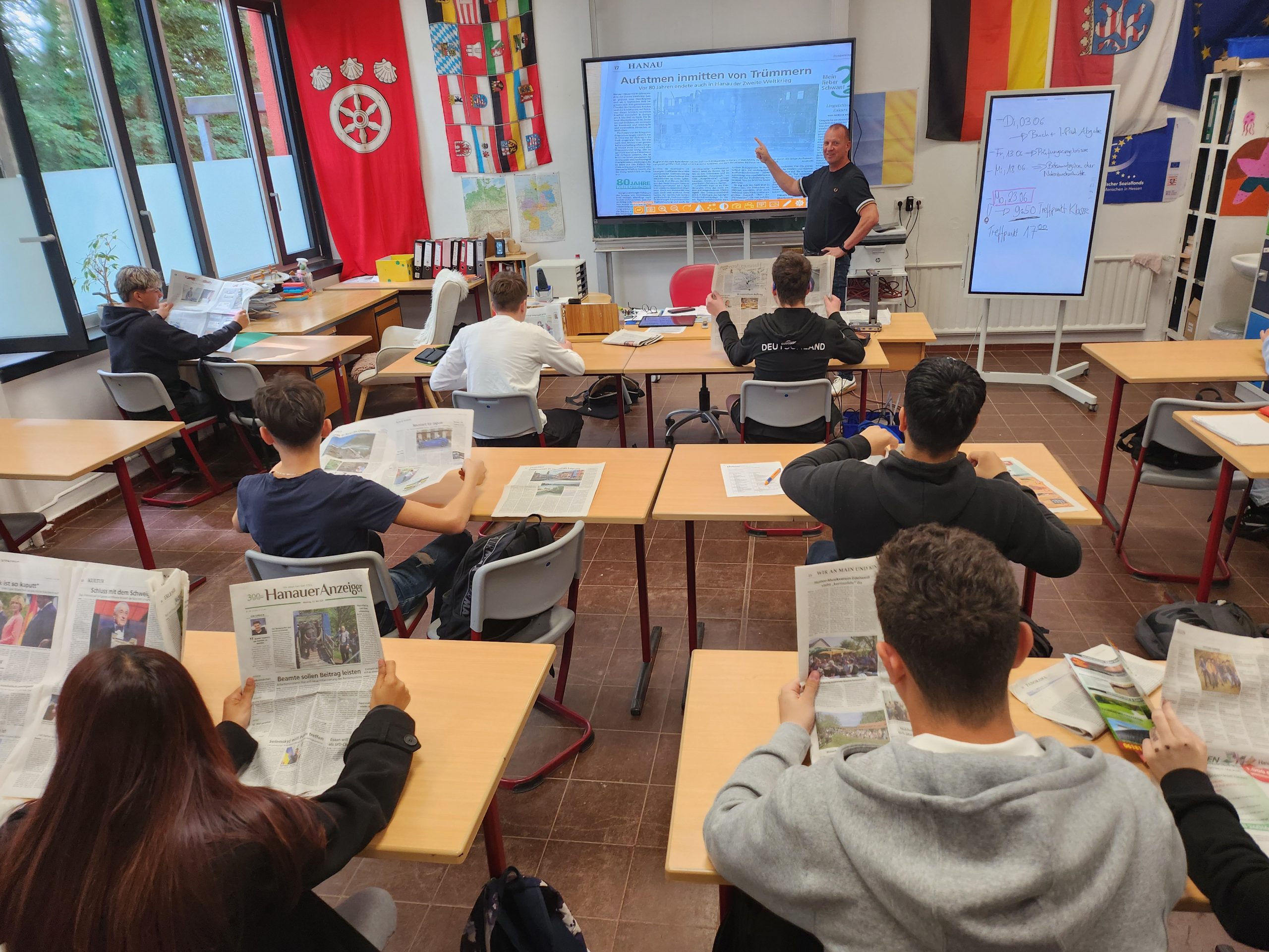 Lindenauschüler werden fit im Zeitungslesen